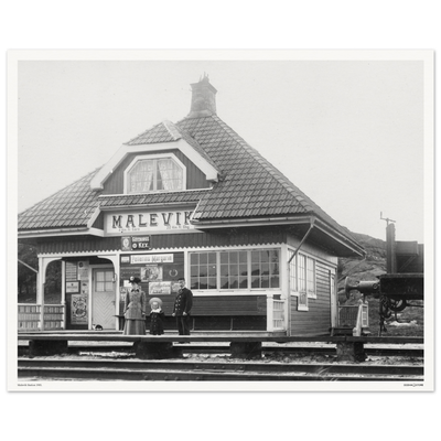 Malevik Station 1905 Poster