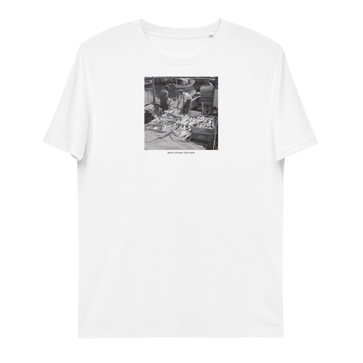 Makrillfångst Käringön Vit Eco T-shirt