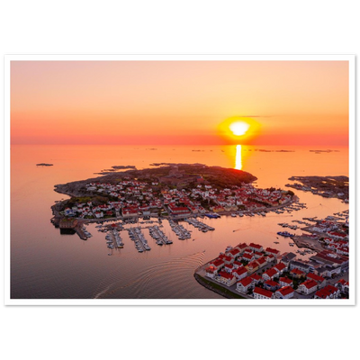 Solnedgång över Marstrand Poster