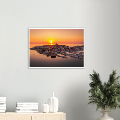 Solnedgång över Marstrand Poster 2